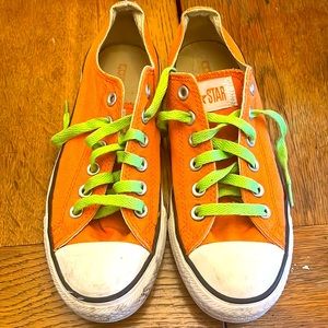 Orange Converse Unisex